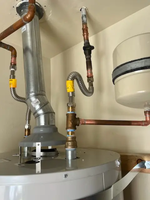 Water heater installation and plumbing repair in Weedonville