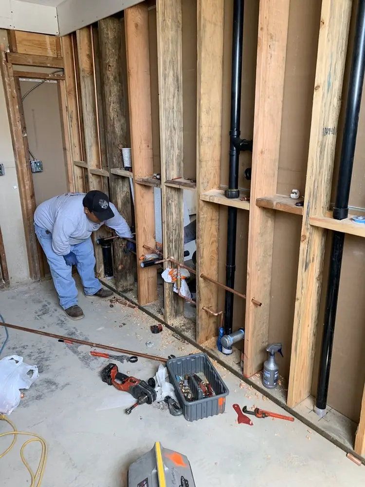 Commercial rough-in plumbing for Gas Line Repair in Weedonville